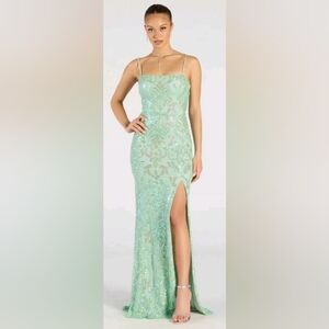 Windsor Mint Green Maxi Dress